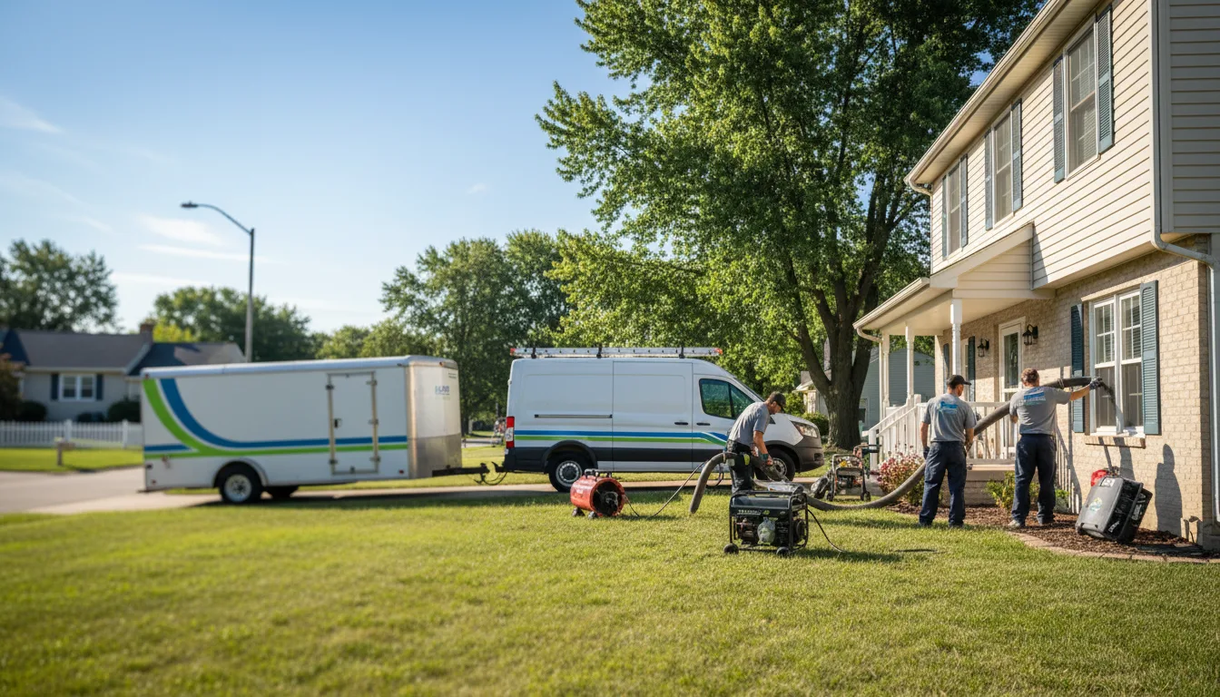 Flooded Basement Restoration And Cleanup With Repair in Woden, IA near me